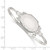 Image of Sterling Silver 26mm Oval Locket Bangle Bracelet QB745