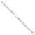 Image of Sterling Silver Figaro Link ID Bracelet QID186-8.5