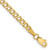 Image of 10k Yellow Gold 3.35mm Hollow Curb Link Chain 10BC106-8