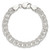 Image of Sterling Silver Polished and Textured Fancy Bracelet QG3229-7.5