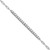 Image of Sterling Shimmer Sterling Silver Rhodium-plated 19 Stone 7 inch Paperclip Link Bracelet