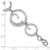 Image of White Ice Sterling Silver Rhodium-plated 7 Inch Diamond Swirl Bracelet with 1 Inch Extender