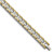 Chisel Stainless Steel Polished Yellow IP-plated with CZ 8.5 inch Link Bracelet SRB2008-8.5