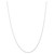 Image of 10k White Gold 1mm Carded Singapore Chain 10K10SW-24
