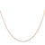 10K Rose Gold .5mm Carded Cable Rope Chain 10K5RR-24