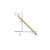 Image of 10k Yellow Gold .6mm Diamond-cut Cable Chain 10PE136-24