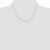 Image of 10k Yellow Gold .7mm Carded Cable Rope Chain 10K7RY-18