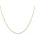 Image of 10k Yellow Gold .7mm Carded Cable Rope Chain 10K7RY-24