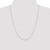 Image of 10k White Gold .8mm Diamond-cut Cable with Lobster Clasp Chain 10PE192L-24