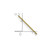 Image of 10k Yellow Gold .8mm Diamond-cut Cable with Lobster Clasp Chain 10PE202-24