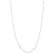 Image of 10k White Gold .8mm Diamond-cut Cable with Spring Ring Clasp Chain 10PE192-24