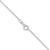 Image of 10k White Gold .8mm Diamond-cut Cable with Spring Ring Clasp Chain 10PE192-24