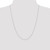 Image of 10k White Gold .8mm Diamond-cut Cable with Spring Ring Clasp Chain 10PE192-24
