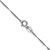 Image of 14K White Gold 24 inch 1mm Singapore with Spring Ring Clasp Chain Image of 14K White Gold 24 inch 1mm Singapore with Spring Ring Clasp Chain