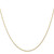 Image of 14K Yellow Gold 14 inch Carded .7mm Cable Rope with Spring Ring Clasp Chain
