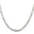 Image of Sterling Silver 4.5mm Figaro Chain QFG120-24