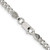 Image of Sterling Silver 4mm Pave Curb Chain QCF100-24