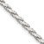 Image of Sterling Silver 3.1mm Flat Rope Chain QFC204-24