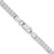 Image of Sterling Silver 3.8mm Flat Curb Chain QLB100-24