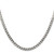 Image of Sterling Silver 4.5mm Flat Curb Chain QLB120-26
