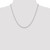 Image of Sterling Silver 3mm Fancy Beaded Chain QFC166-20