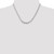 Image of Sterling Silver 4.5mm Flat Anchor Chain QAN120-18