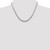 Image of Sterling Silver 4mm Fancy Byzantine Chain QH1076-18