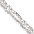 Image of Sterling Silver 5.5mm Figaro Anchor Chain QAF150-22