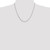 Image of Sterling Silver 3.5mm Diamond-cut Rolo Chain QFC51-20