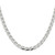 Image of Sterling Silver 5.7mm Flat Cuban Anchor Chain QFAN150-18