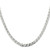 Image of Sterling Silver 4.65mm Flat Cuban Anchor Chain QFAN120-20