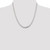 Image of Sterling Silver 4.65mm Flat Cuban Anchor Chain QFAN120-20