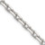 Image of Sterling Silver 4.9mm Beveled Oval Cable Chain QCA150-24
