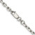 Image of Sterling Silver 3.95mm Beveled Oval Cable Chain QCA120-24