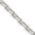 Image of Sterling Silver 3.95mm Beveled Oval Cable Chain QCA120-24