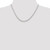 Image of Sterling Silver 4.3mm Open Elongated Link Chain QLL120-18