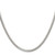 Image of Sterling Silver Polished 3.4mm Domed Curb Chain QDB100-24