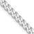 Image of Sterling Silver Rhodium-plated 4.5mm Curb Chain QCB120R-20