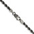 Image of Sterling Silver Ruthenium-plated 3mm Rope Chain QFC201-24