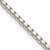 Image of Sterling Silver 2.5mm 8 Sided Diamond-cut Box Chain QBR050-36