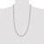 Image of Sterling Silver 4.5mm Lightweight Flat Figaro Chain QMB120-28
