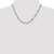 Image of Sterling Silver 5.5mm Lightweight Flat Figaro Chain QMB150-18