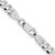 Image of Sterling Silver Rhodium-plated 5mm Beveled Curb Chain QFB120R-20