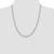 Image of Sterling Silver Rhodium-plated 5mm Beveled Curb Chain QFB120R-22