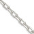 Image of Sterling Silver 6.5mm Diamond-cut Long Link Cable Chain QAR180-20