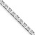 Image of Sterling Silver Rhodium-plated 3.75mm Flat Anchor Chain QAN100R-18