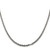 Sterling Silver Antiqued 3.25mm Solid Square Spiga Chain QH369-24