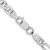 Image of Sterling Silver Rhodium-plated 5.5mm Figaro Anchor Chain QAF150R-18