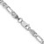 Image of Sterling Silver Rhodium-plated 3.75mm Figaro Anchor Chain QAF100R-22