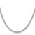 Image of Sterling Silver Polished 3.9mm Double Diamond-cut Curb Chain QDD080-22